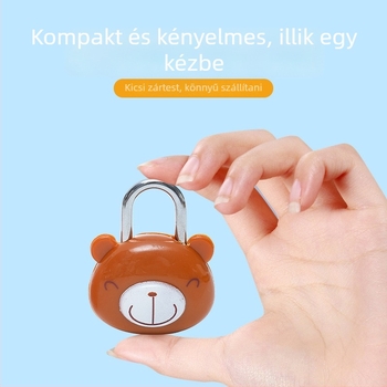 Bear lock háztartási lakat – Modell Bear lock, anyag Vas + ABS, táskákhoz, fiókokhoz és dobozokhoz, modern minimalista stílus