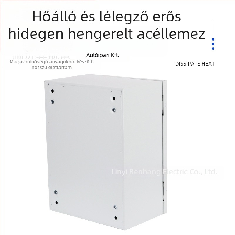 JXF1 Falra szerelt vezérlő doboz villamos elosztáshoz, felületre szerelve, hidegen hengerelt acél, IP35, 1–6 áramkör