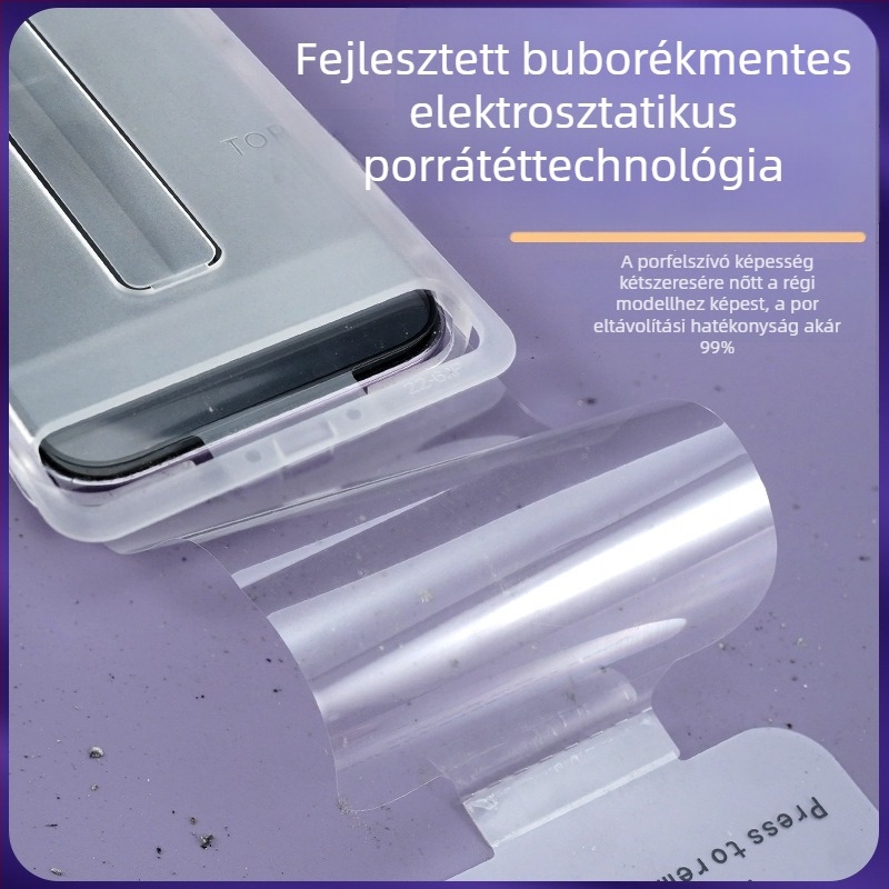 iPhone 13 Pro Max kijelzővédő üveg, edzett üveg, előre membrán, HD, anti-ujjlenyomat, teljes képernyő