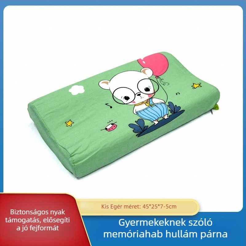 gj Memóriagyapot párna gyerekeknek, téglalap alakú, 1–2 kg, Tianzhu Cotton anyaggal, alkalmas gyermekeknek és babáknak
