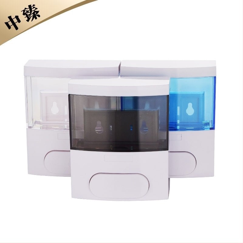 Fali szappanadagoló, ABS műanyagból, kézi nyomású működés, modern dizájn