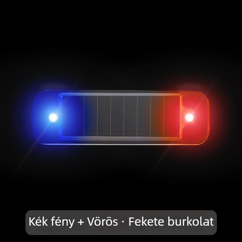 Autó napelemes riasztó LED fény, vezeték nélküli telepítés nélkül, Deep Steam márka, általános kompatibilitás, lélegző dekoratív LED fény