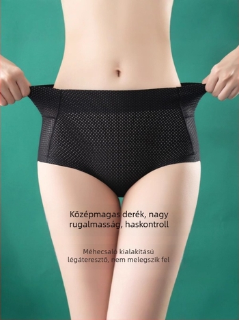 Farokemelős leggings beépített párnával, háromnegyedes hossz, nejlon-poliészter keverék, karcsú szabás, közepes vastagság