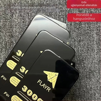 3D meleg hajlított edzett üveg kijelzővédő iPhone 14 Pro Maxhoz