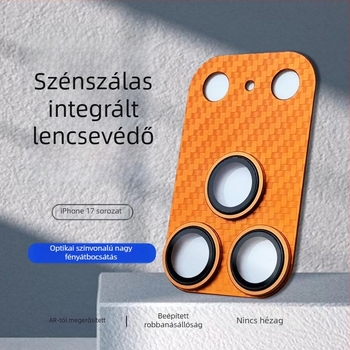 iPhone 17 lencsevédő fólia – edzett üveg, HD