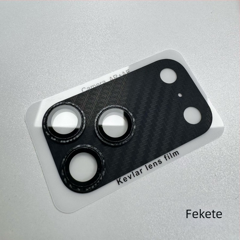 iPhone 17 lencsevédő fólia – edzett üveg, HD