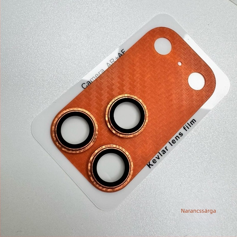 iPhone 17 lencsevédő fólia – edzett üveg, HD