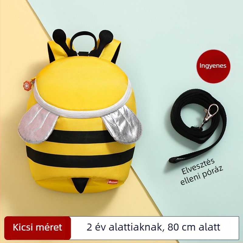 Óvodai hátizsák 3–6 éveseknek, uniszex, könnyű és lélegző anyag, kopásálló és fényvisszaverő, állatos mintával