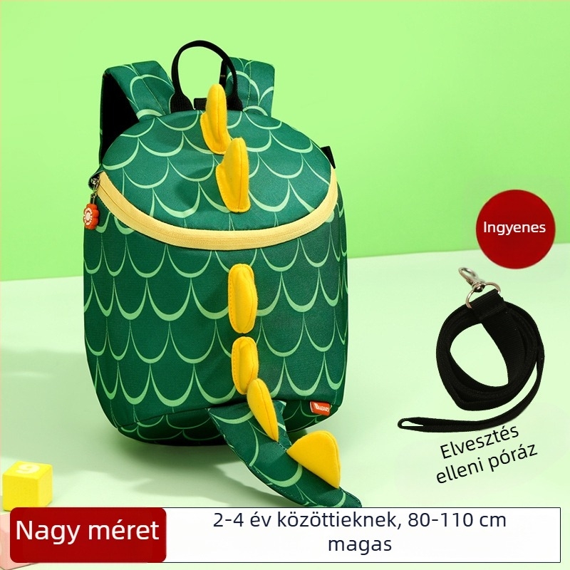 Óvodai hátizsák 3–6 éveseknek, uniszex, könnyű és lélegző anyag, kopásálló és fényvisszaverő, állatos mintával
