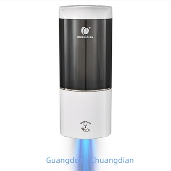 Automata szenzoros kézfertőtlenítő adagoló, falra szerelhető, ABS anyag, CE tanúsítvány, tömeg 420 g