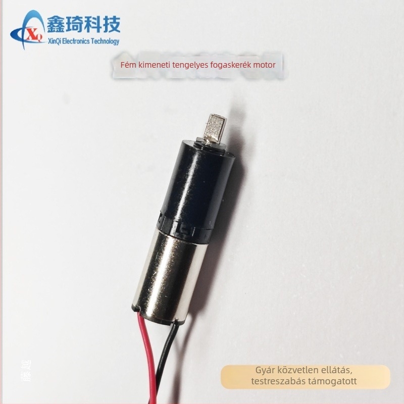 Kefés motor planétás váltóval és fémből készült kimeneti tengellyel ujjlenyomat-zárakhoz; DC motor, ROHS, ≤36V, mikro motor