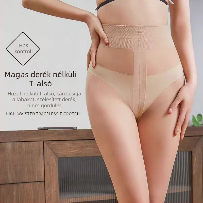 Női harisnyanadrág fenékot emelő funkcióval, Anti-snag, 15D, 80-90% poliészter, vékony