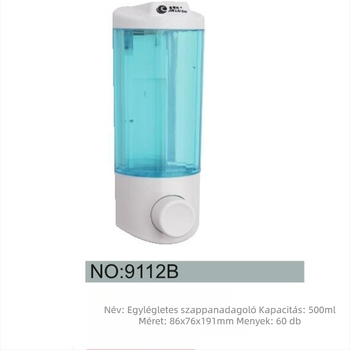 Egyfejes szappanadagoló, műanyag, Jin laishi, modern minimalista stílus