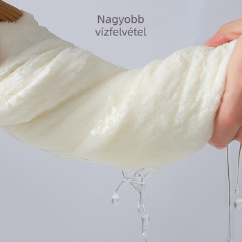 Baba mosó törölköző Coral Velvet anyagból, rajzfilm mintával, hímzett, csecsemőknek, 80–100 g