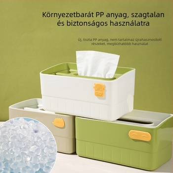 Zsebkendő doboz L-6260 • Műanyag • Modern minimalista stílus • Többfunkciós
