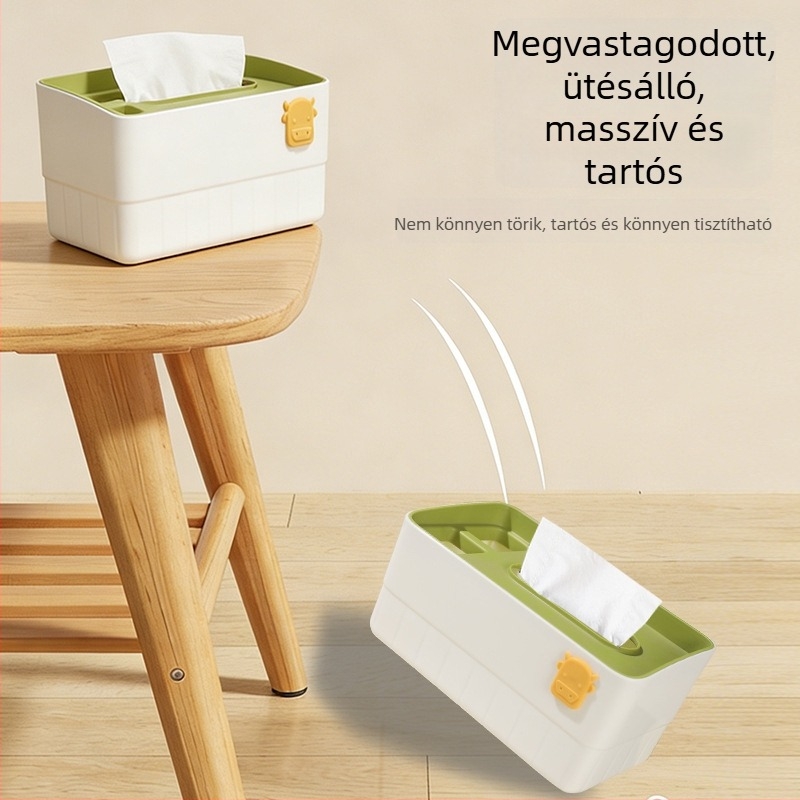 Zsebkendő doboz L-6260 • Műanyag • Modern minimalista stílus • Többfunkciós