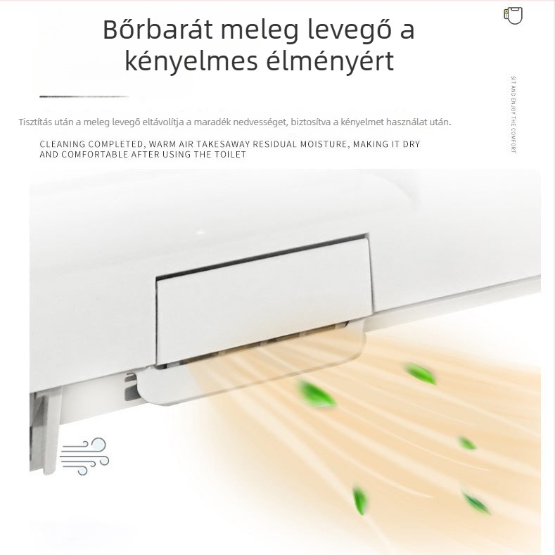 LB-302C Okos WC-fedél bidével és automata szárítással – PP anyag, azonnali felmelegítés, vízhőmérséklet-szabályozás, ülés melegítés