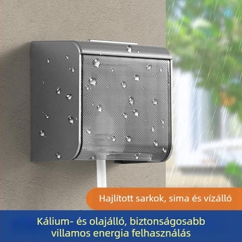 Csavaros típusú vízálló doboz intelligens vécé rosszul illesztett aljzathoz, védőfedél a vízleeresztő kapcsolóhoz