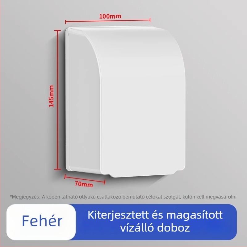 86-típusú leválasztható vízálló fedél fürdőszobai aljzathoz és bojlerkapcsolóhoz
