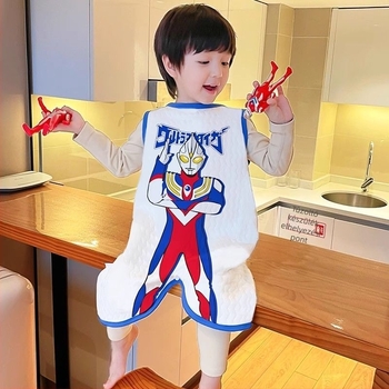 Ultraman babaszálló hálózsák nyárra, mellény-stílusú hasvédővel, takaró