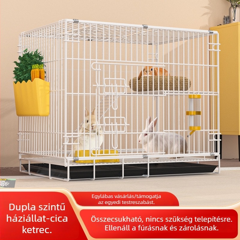 Nyúlketrec - fém kivitel, Márka 111111, Modell Secure Pet Rabbit Cage, Termék kategória: Kisállat fészek