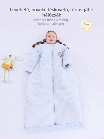 Baba alvózsák 100% pamutból, vastagabb, tavasz–őszre, négy évszakos használatra