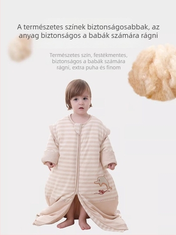 Baba alvózsák 100% pamutból, vastagabb, tavasz–őszre, négy évszakos használatra