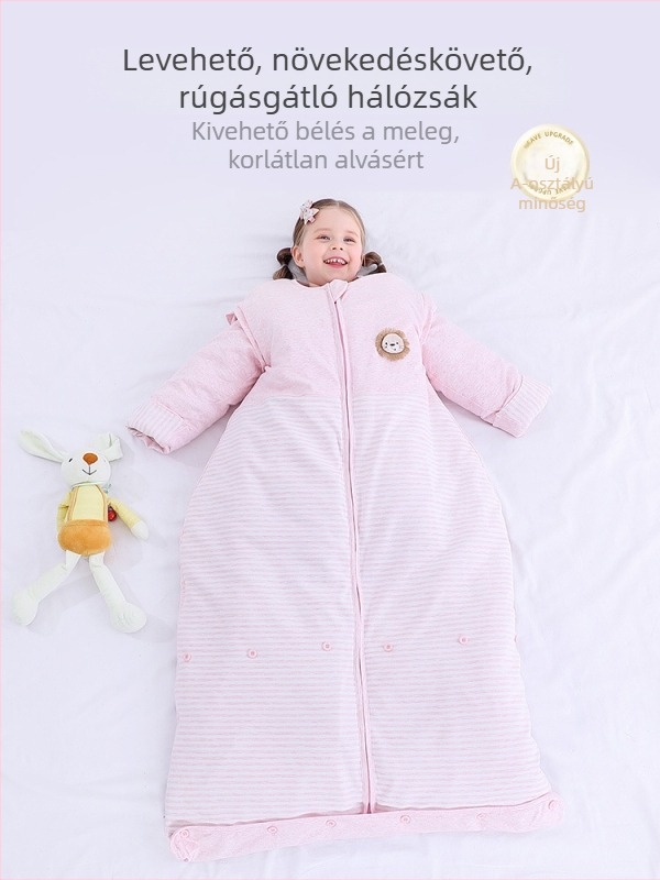 Baba alvózsák 100% pamutból, vastagabb, tavasz–őszre, négy évszakos használatra