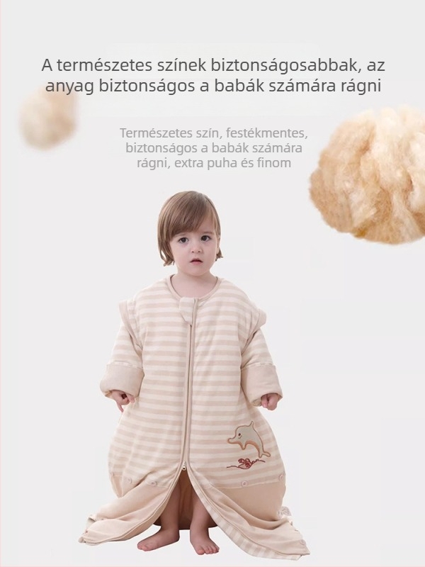 Baba alvózsák 100% pamutból, vastagabb, tavasz–őszre, négy évszakos használatra