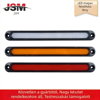 Kamionokhoz való LED hátsó lámpa, 15-LED fényvezető fény a fékhez, 24V, 5W, 6000K