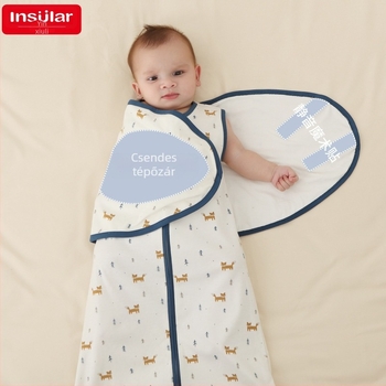 Pamut baba swaddle kokon alvózsák újszülötteknek