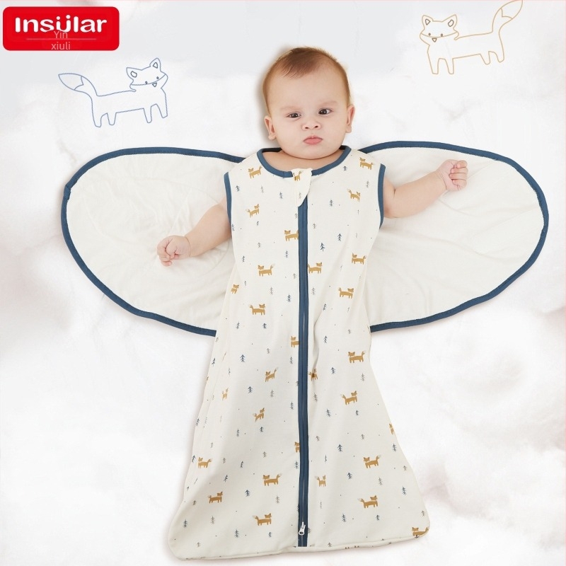 Pamut baba swaddle kokon alvózsák újszülötteknek