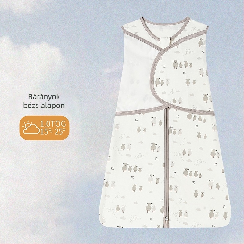 Pamut baba swaddle kokon alvózsák újszülötteknek