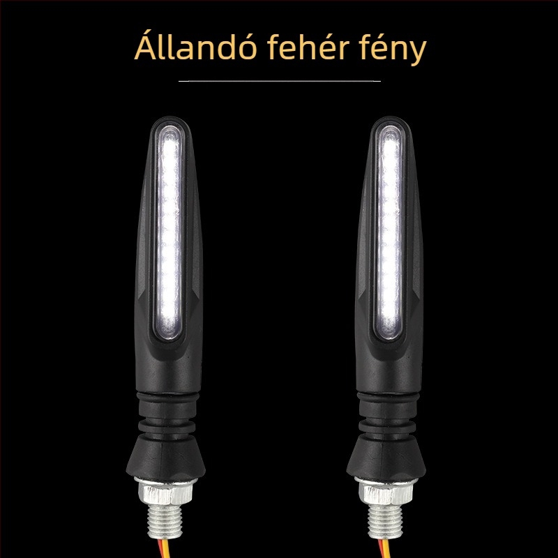 LED indexlámpa 12V-os elektromos járművekhez — Modell 018, 2W, LED fényforrás, élettartam 10000 óra