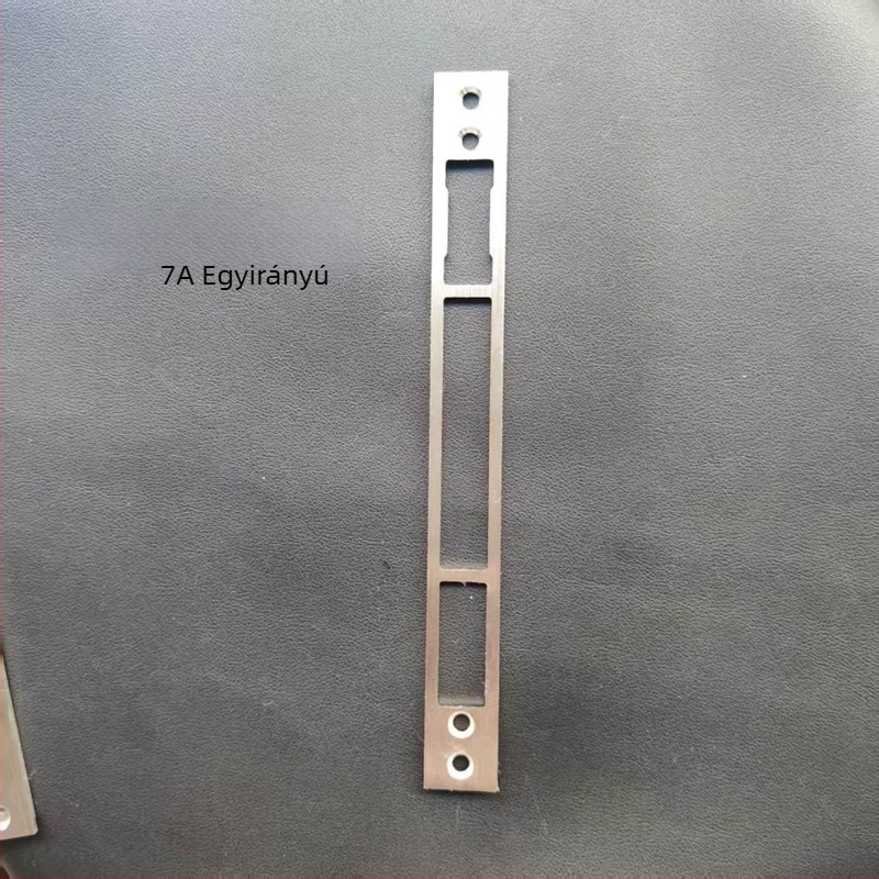 Zártest — rozsdamentes acél, 52 g, alkalmas biztonsági ajtókhoz és nem szabvány ajtókhoz (réz és rozsdamentes acél ajtók), modern stílus