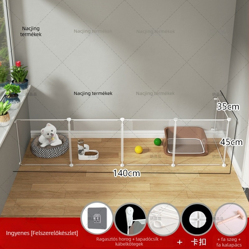 Moduláris beltéri állatkerítés kutyáknak (Anyag: Egyéb; Eredet: Egyéb; Kutyáknak)