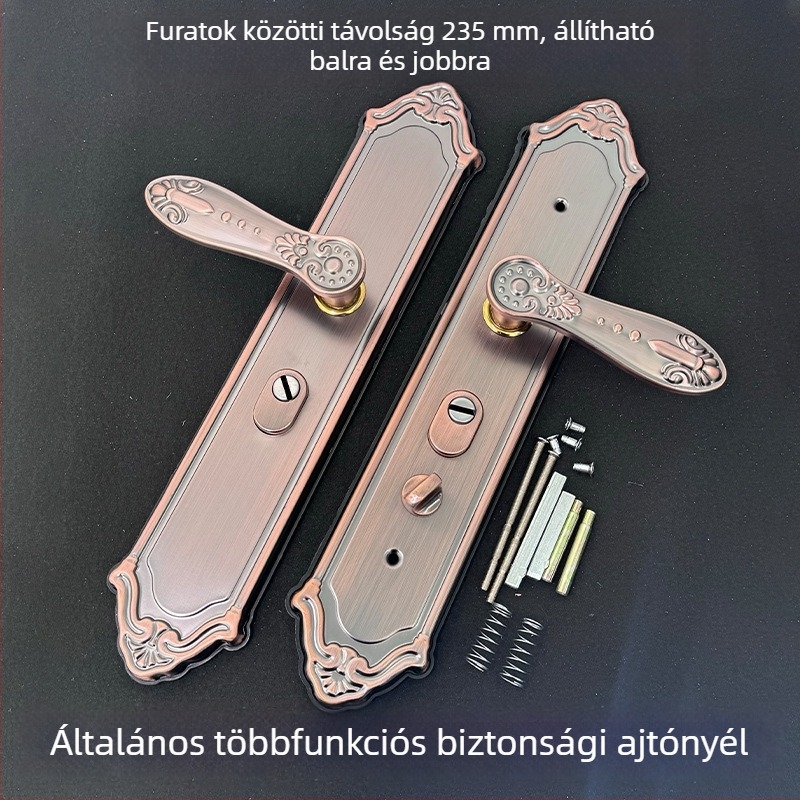 Xinpinfa rozsdamentes acél ajtókilincs záras, ősi retro fogantyú, modern minimalista dizájn