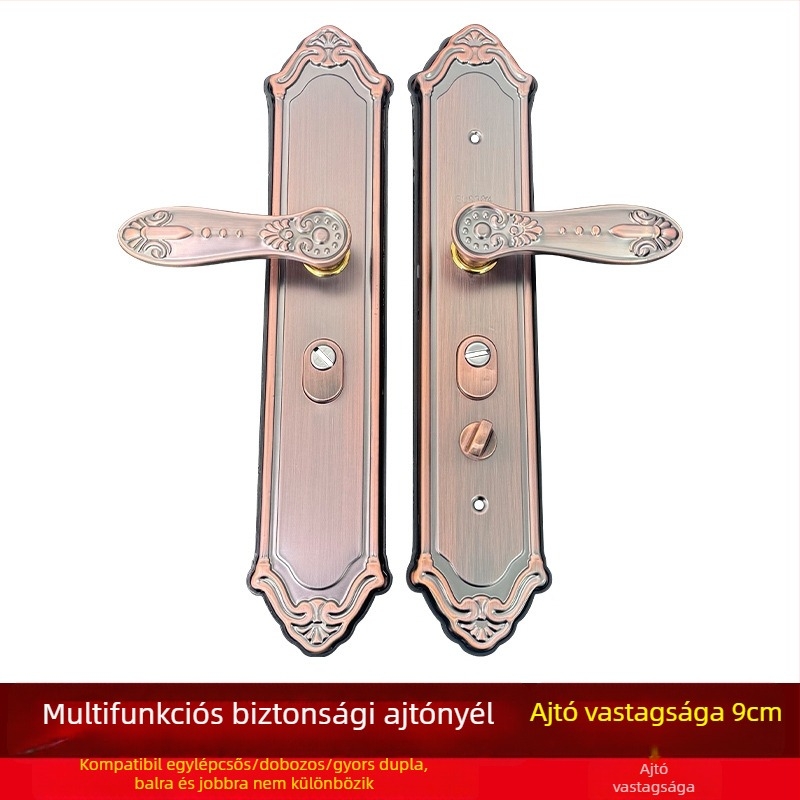 Xinpinfa rozsdamentes acél ajtókilincs záras, ősi retro fogantyú, modern minimalista dizájn