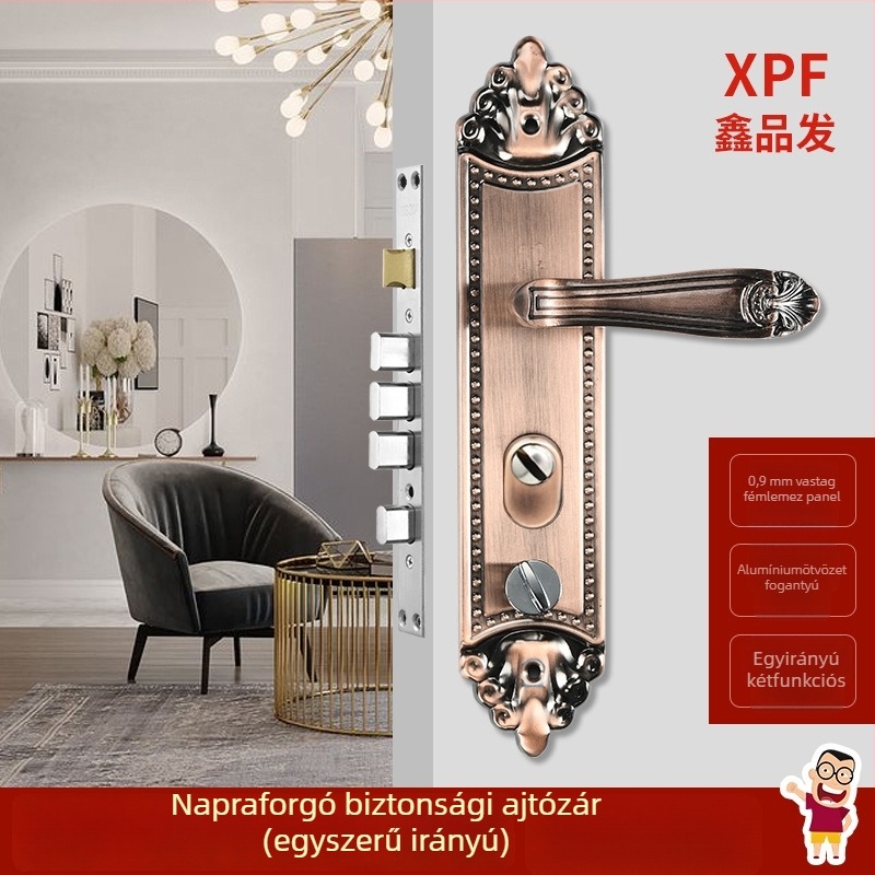 Kezelőzár biztonsági ajtóhoz – modell 950001, alumínium, Xinpin hair márka, modern egyszerű stílus