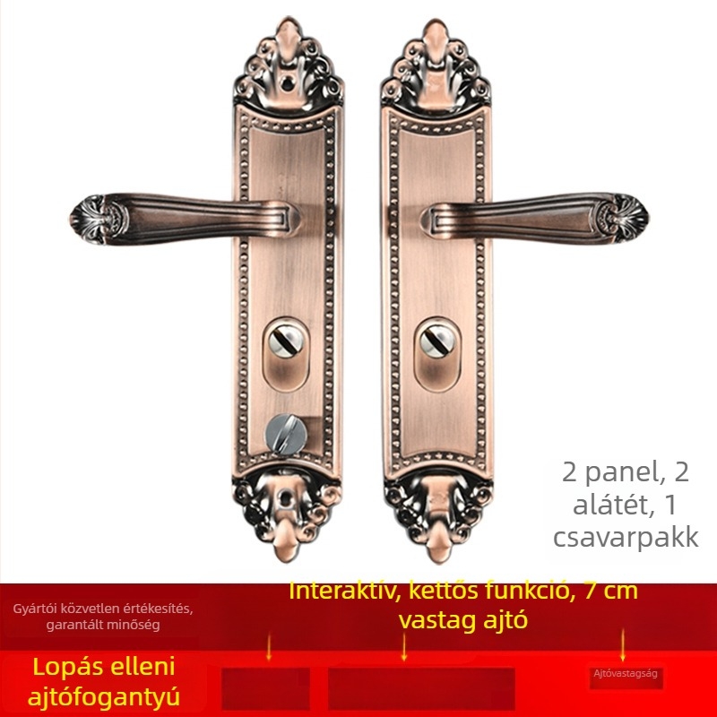 Kezelőzár biztonsági ajtóhoz – modell 950001, alumínium, Xinpin hair márka, modern egyszerű stílus