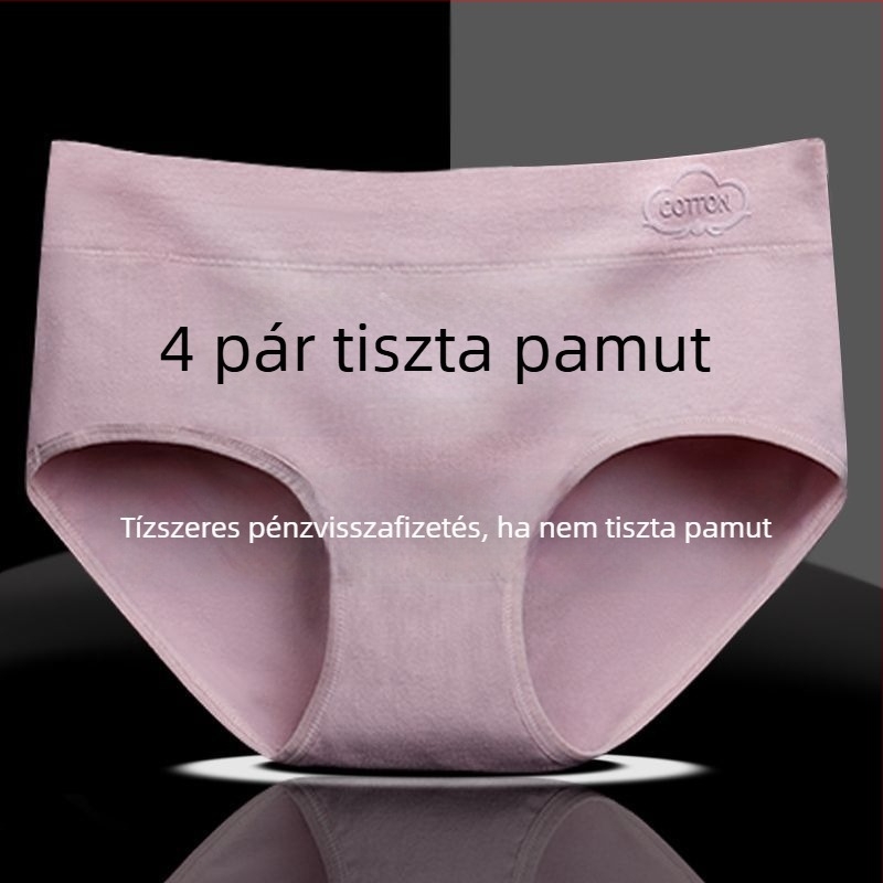 Női pamut bugyi grafén-antibakteriális tulajdonsággal, középtalpas, lélegző, japán stílusú aranyos, nyárra