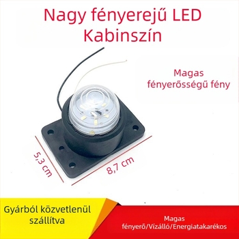 24V-os teherautóhoz LED saroklámpa — 5W, LED astigmatizmus, élettartam 20 000 óra (Modell: LED puha alsó saroklámpa)