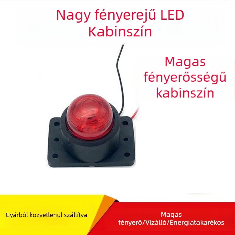 24V-os teherautóhoz LED saroklámpa — 5W, LED astigmatizmus, élettartam 20 000 óra (Modell: LED puha alsó saroklámpa)