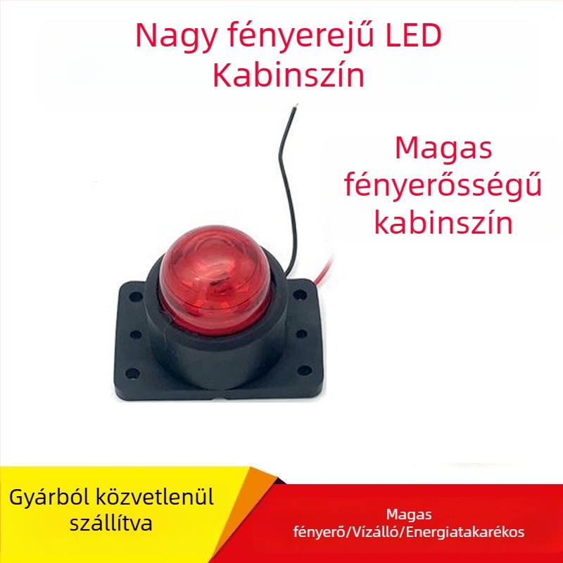 24V-os teherautóhoz LED saroklámpa — 5W, LED astigmatizmus, élettartam 20 000 óra (Modell: LED puha alsó saroklámpa)