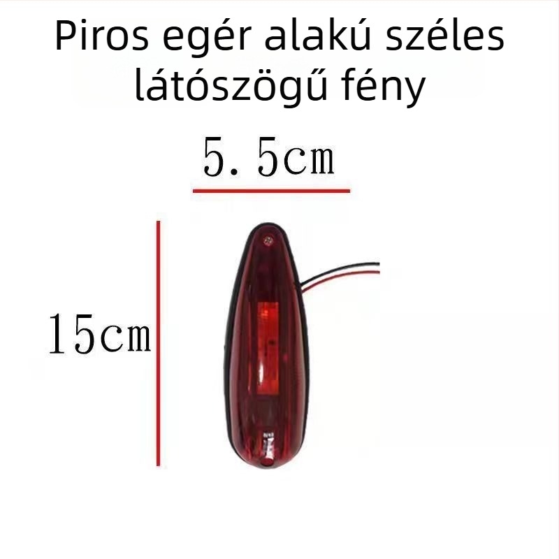 24V-os teherautóhoz LED saroklámpa — 5W, LED astigmatizmus, élettartam 20 000 óra (Modell: LED puha alsó saroklámpa)