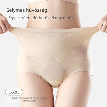 Női magas derekú formázó alsónemű, hasformázás, csípőemelés, antibakteriális ágyékrész-bélés, lélegző nylon (Fő anyag: nylon 50–70%; Ágyékrész belső: viszkóz 80–90%; Szálak: 6–10D)