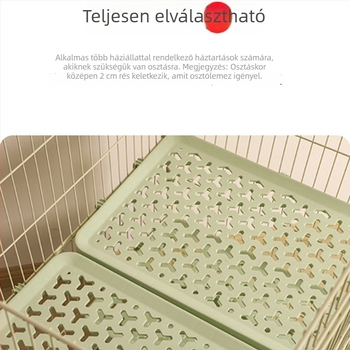 Többszintes nyúlketrec beltéri használatra, márka Chuangyi, anyag: műanyag-vas kombináció