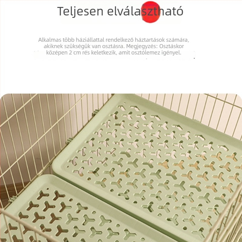 Többszintes nyúlketrec beltéri használatra, márka Chuangyi, anyag: műanyag-vas kombináció