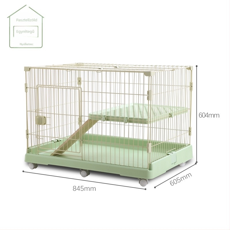 Többszintes nyúlketrec beltéri használatra, márka Chuangyi, anyag: műanyag-vas kombináció