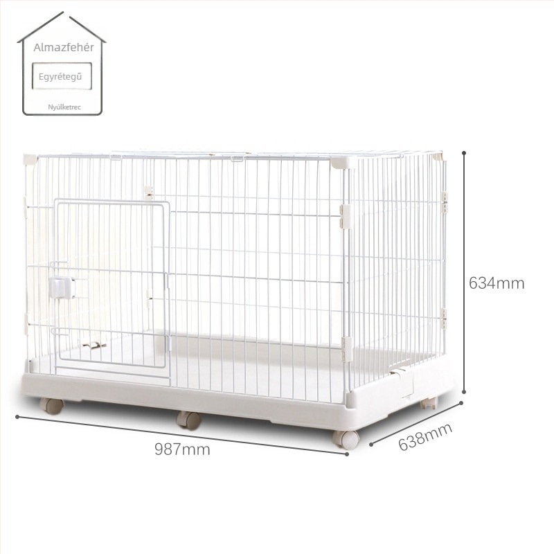 Többszintes nyúlketrec beltéri használatra, márka Chuangyi, anyag: műanyag-vas kombináció